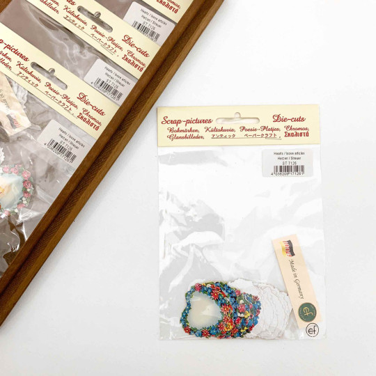 Floral Hearts Loose Valentine Paper Scrap Pack